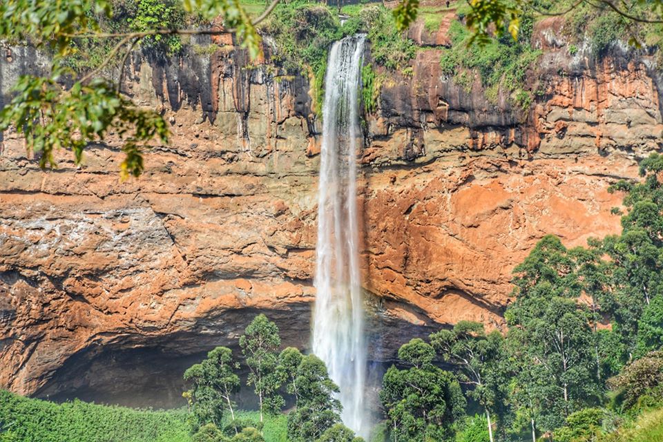 View of Sipi Falls, part of the attractions on Mount Elgon in Eastern Uganda.