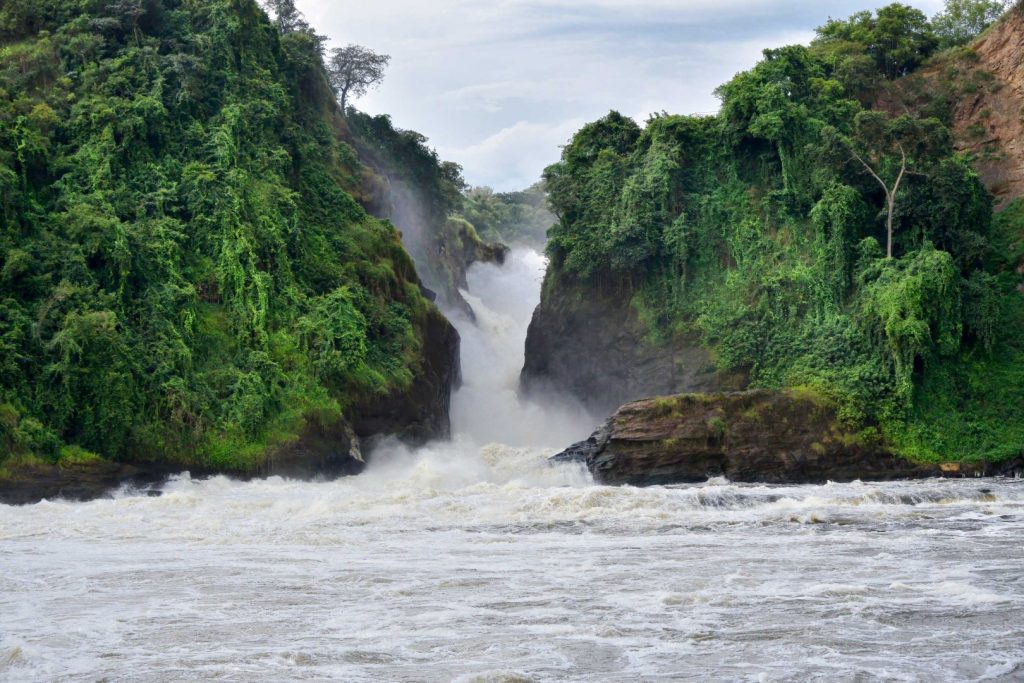Murchison Falls in Murchison Falls National Park, part of Mount Elgon wildlife safari