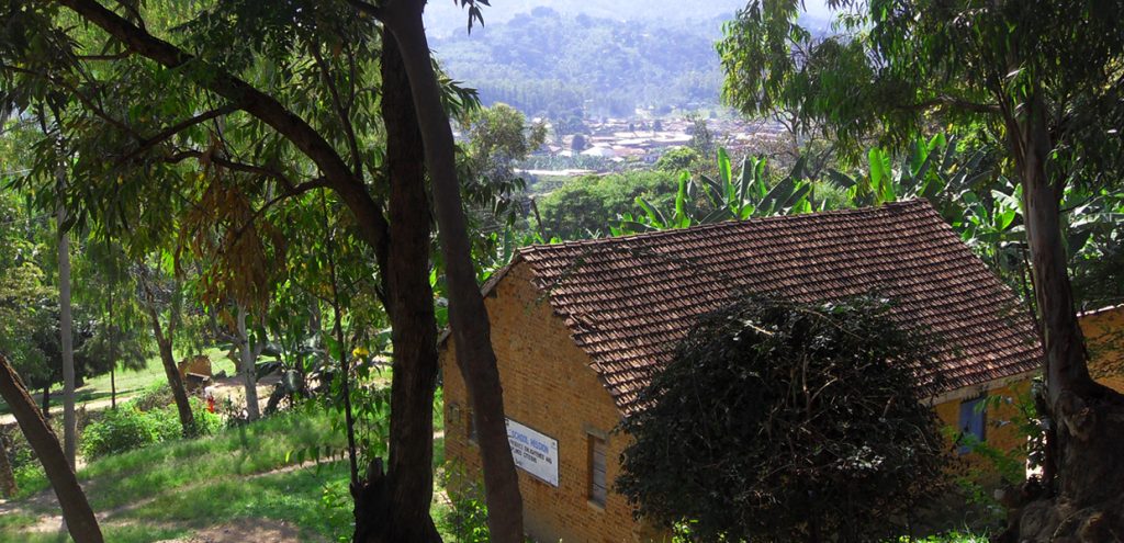 A view of Budadiri town from Christ the King Catholic church in Budadiri, Sironko district.