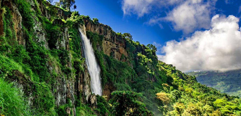 Sisiyi Waterfalls, Mbale near Mount Elgon National Park, famous for Sisiyi Falls Walk